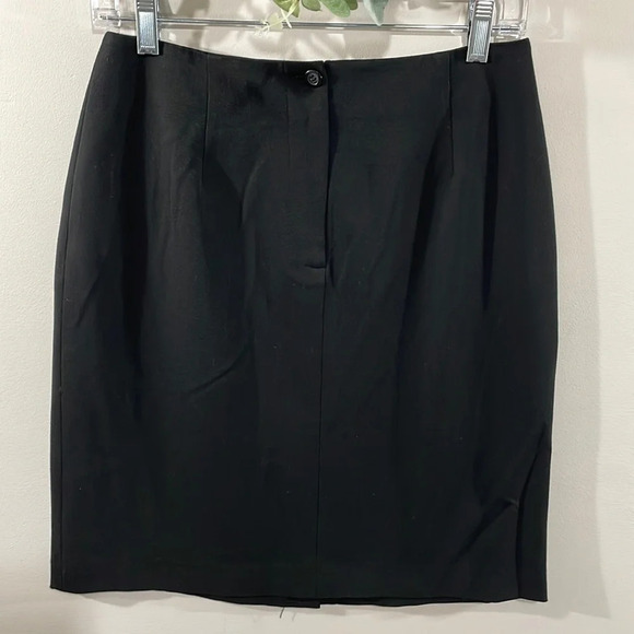 Talbots Stretch Classic Straight Black Skirt 6 - Picture 1 of 10